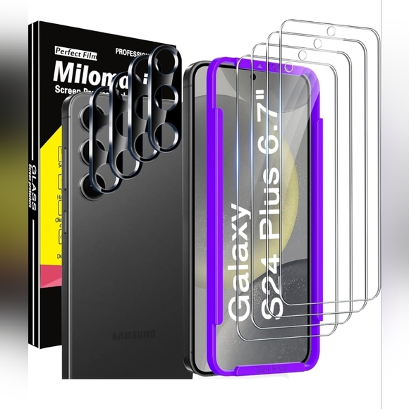 Galaxy S24 Plus Hard Screen Protectors (3pack) - Picture 2 of 6